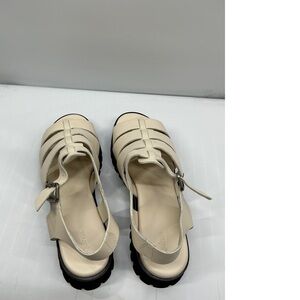 Italian Leather Lug Sole Fisherman Sandal